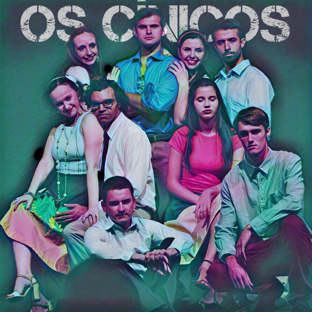 Elenco do espetáculo "Os Cínicos"